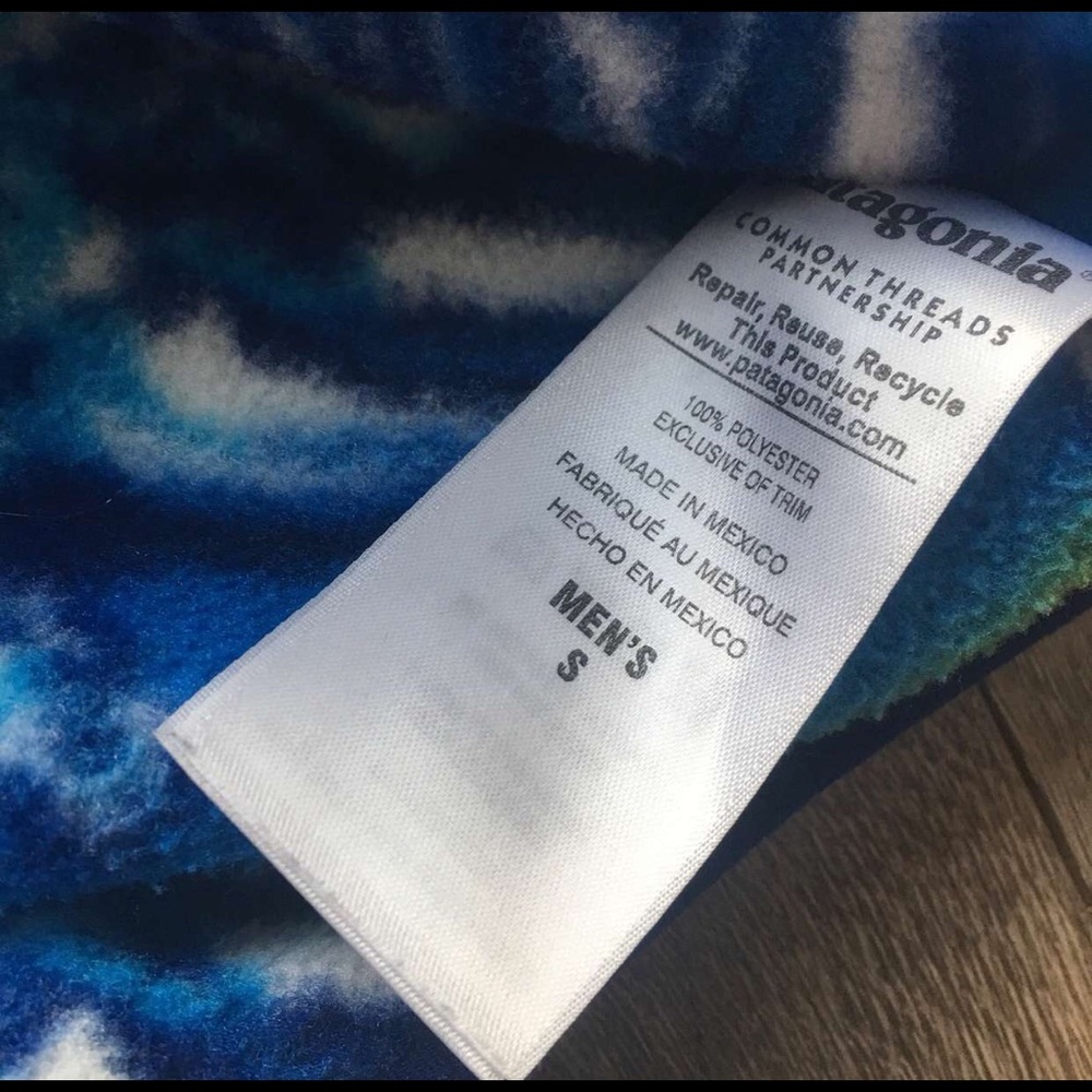 **SOLD** Patagonia Fitzroy Wave Snap-T Synchilla - Picture 7 of 8